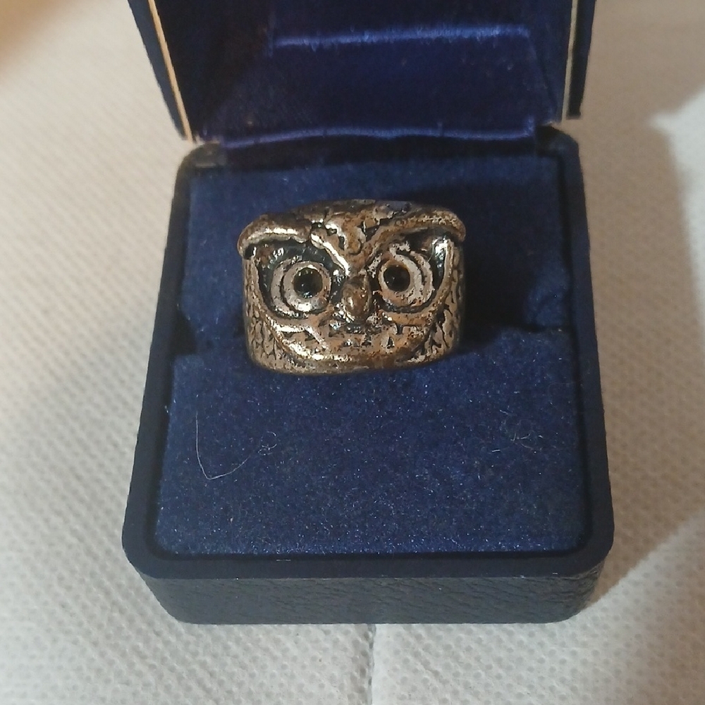 Silver Owl Ring Vintage - Picture 4 of 6